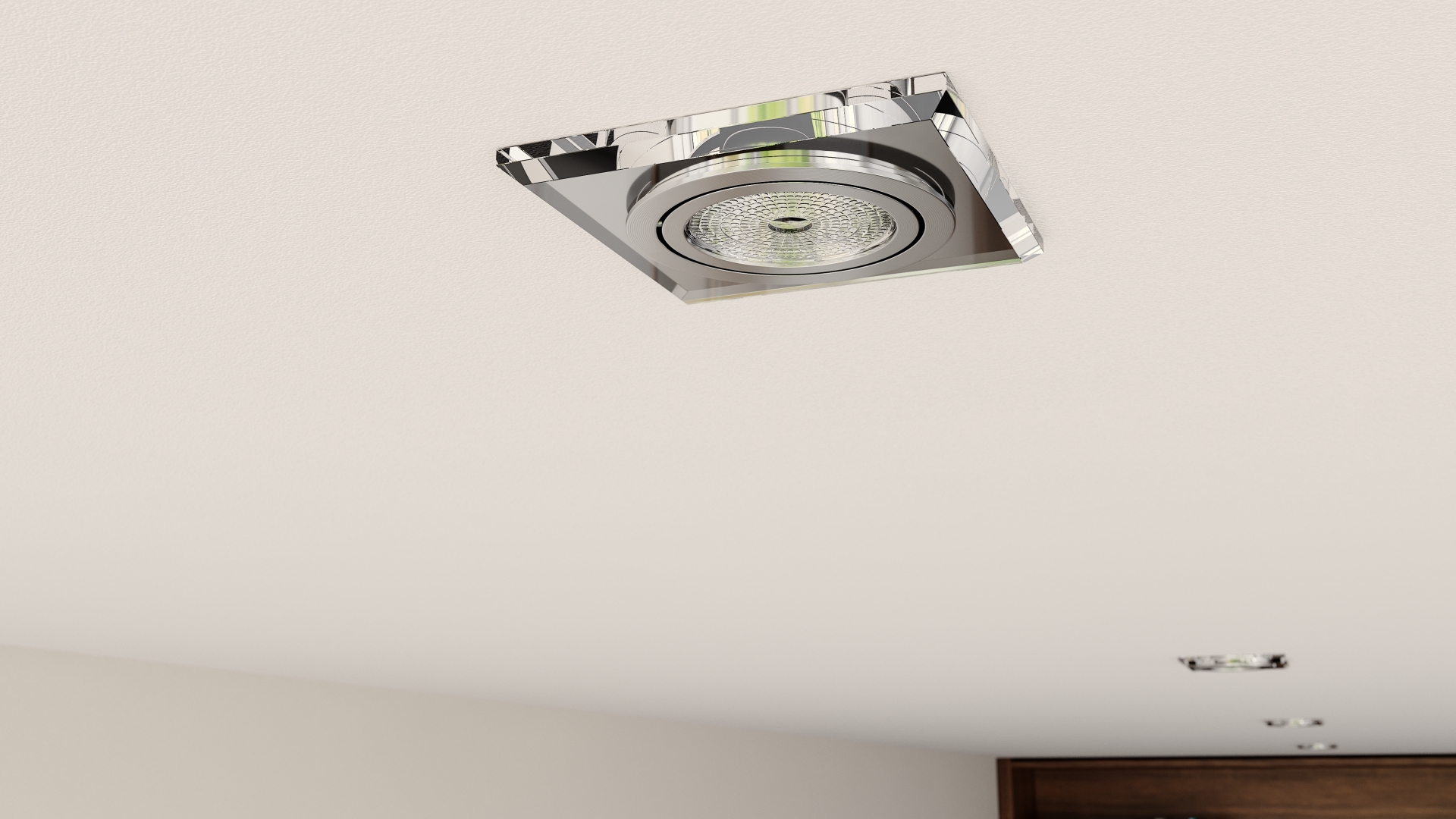 Čtvercová skleněná stropní tělesa